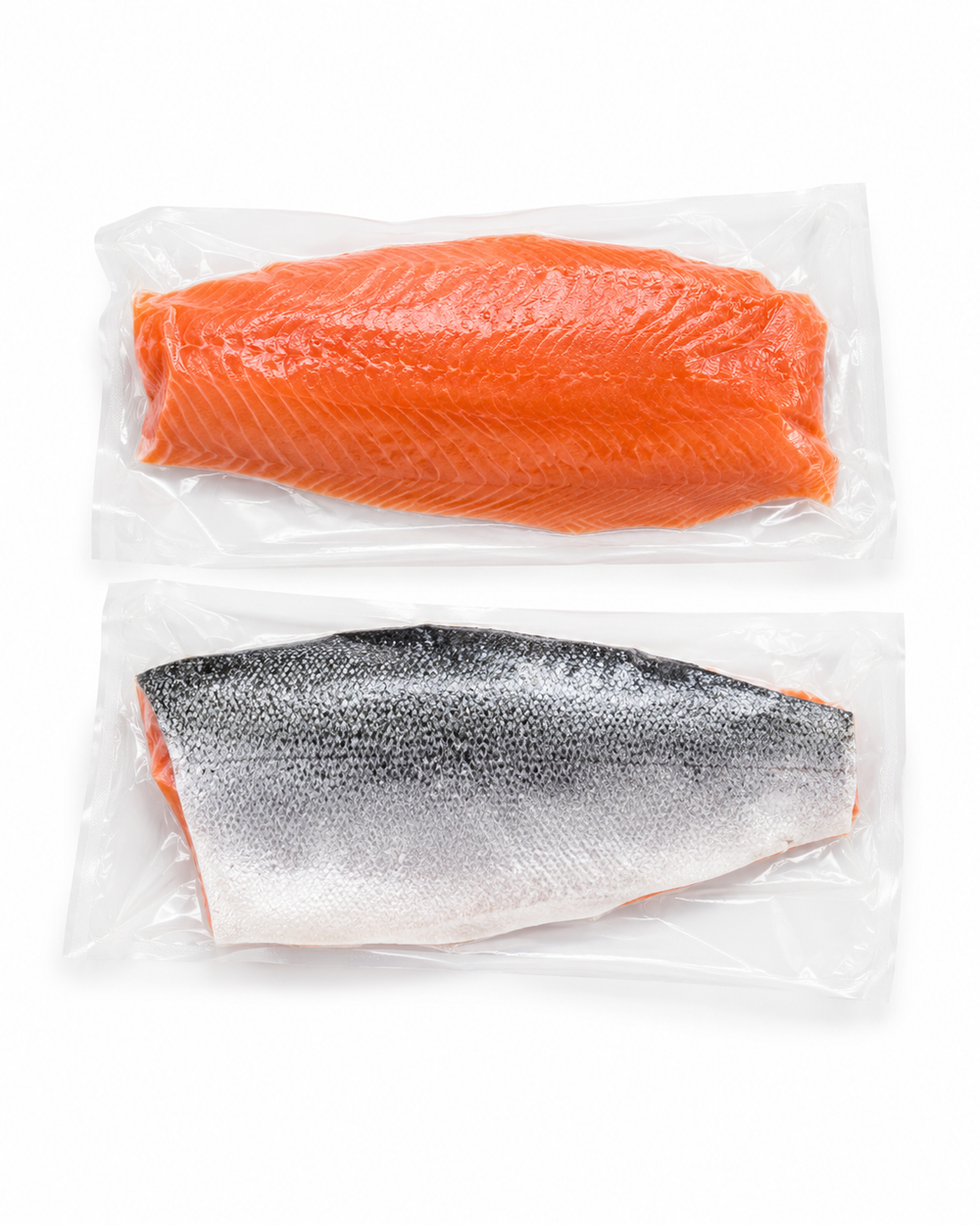 Filete de Salmón Coho con Piel Industrial B